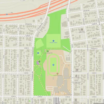 Map of Lincoln-Eldridge Park