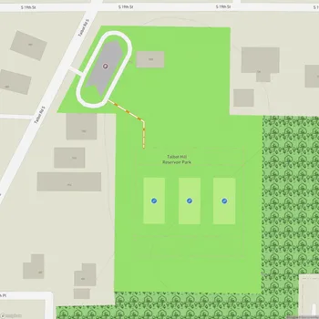 Map of Talbot Hill Reservoir Park
