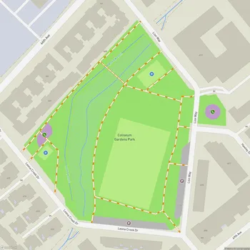 Map of Coliseum Gardens Park