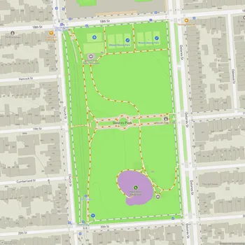 Map of Mission Dolores Park