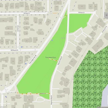 Map of Thorndyke Park