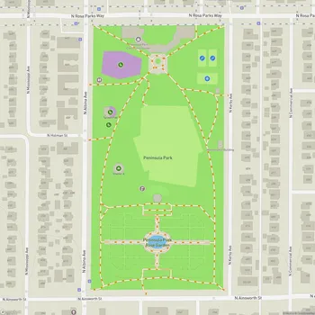 Map of Peninsula Park