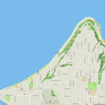 Map of Alki Beach Park