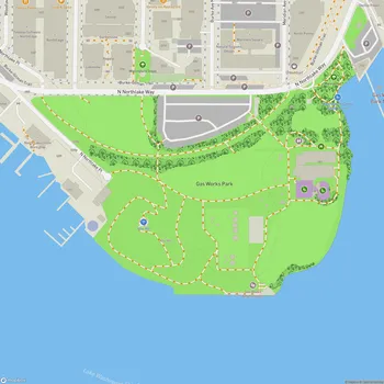 Map of Gas Works Park