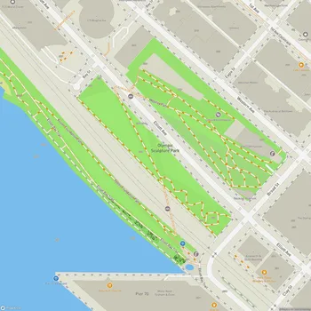 Map of Olympic Sculpture Park
