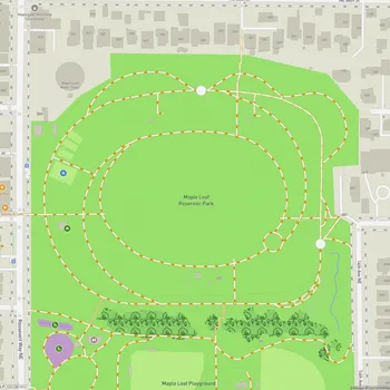 Map of Maple Leaf Reservoir Park