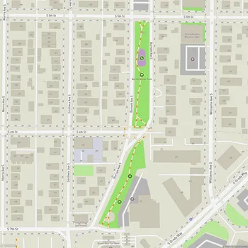 Map of Burnett Linear Park