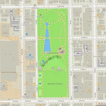 Map of Cal Anderson Park