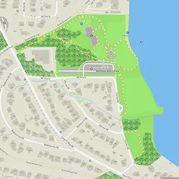 Map of Matthews Beach Park