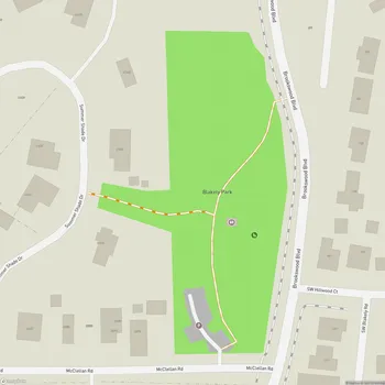 Map of Blakely Park