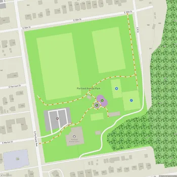 Map of Portland Avenue Park