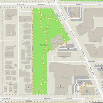 Map of Columbia Park