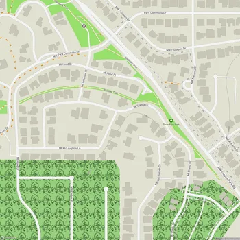 Map of Three Pines Park