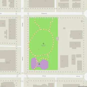 Map of Spruce Street Mini Park