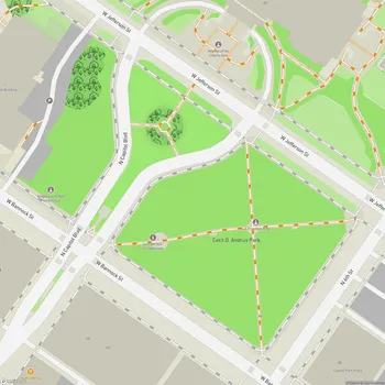 Map of Cecil D. Andrus Park