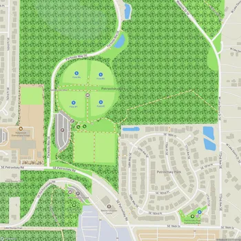 Map of Petrovitsky Park