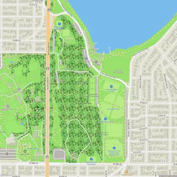 Map of Woodland Park