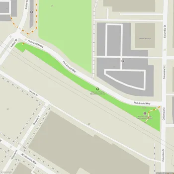 Map of Veterans of Foreign Wars Memorial Plaza