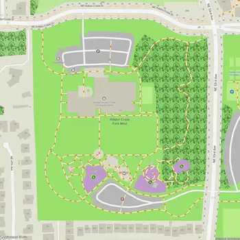 Map of Hidden Creek Park West
