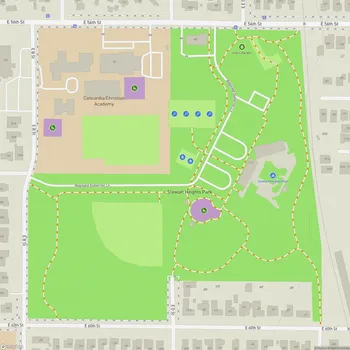 Map of Stewart Heights Park