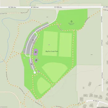 Map of Big Dry Creek Park