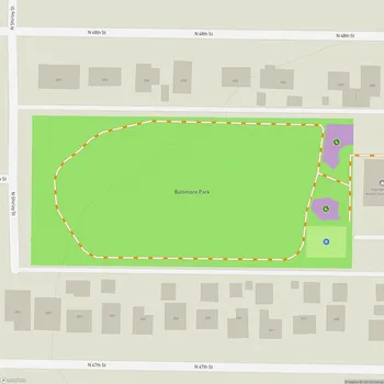 Map of Baltimore Park