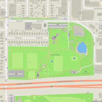 Map of Fairmont Park