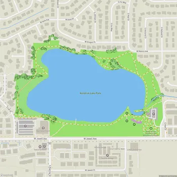 Map of Kendrick Lake Park
