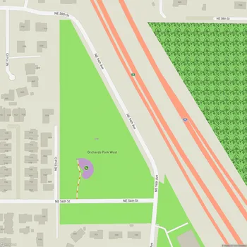 Map of Orchards Park West