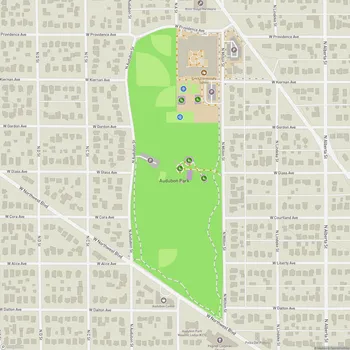 Map of Audubon Park