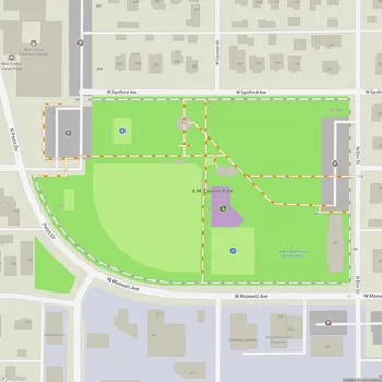 Map of A.M. Cannon Park