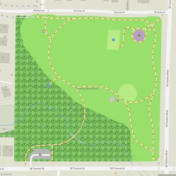 Map of Frances Street Park