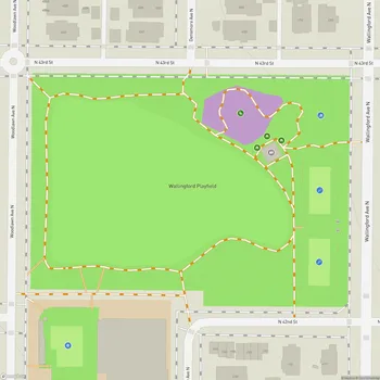 Map of Wallingford Playfield