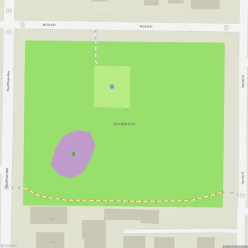 Map of John Ball Park