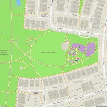 Map of Reed's Crossing Park