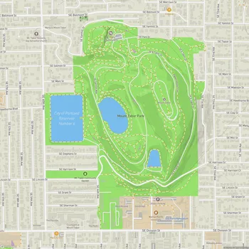 Map of Mount Tabor Park