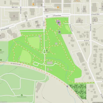 Map of Main City Park