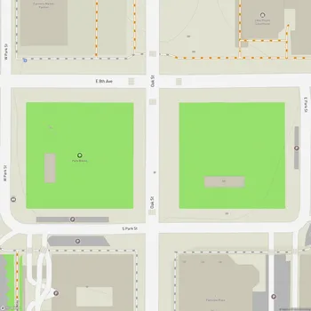 Map of Park Blocks