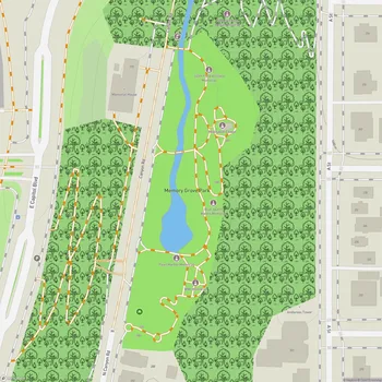 Map of Memory Grove Park