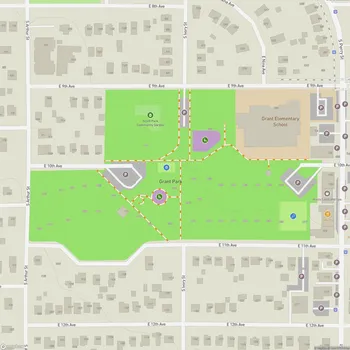 Map of Grant Park