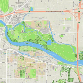 Map of Alton Baker Park