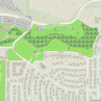 Map of Donner Trail Park