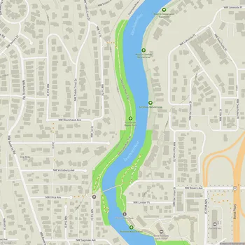 Map of First Street Rapids Park