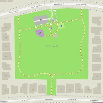 Map of Keith Bird Legacy Park