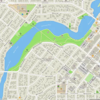Map of Drake Park