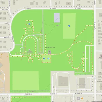 Map of Evergreen Park