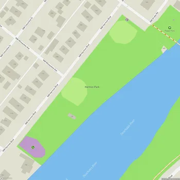 Map of Harmon Park