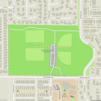 Map of Gradin Community Sports Park