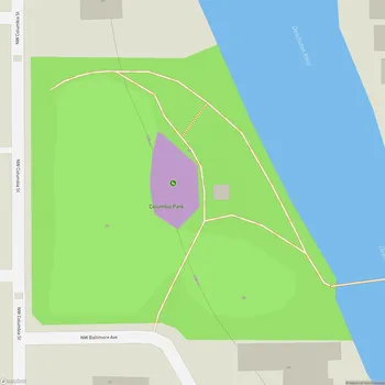 Map of Columbia Park