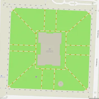 Map of Alamo Square Park